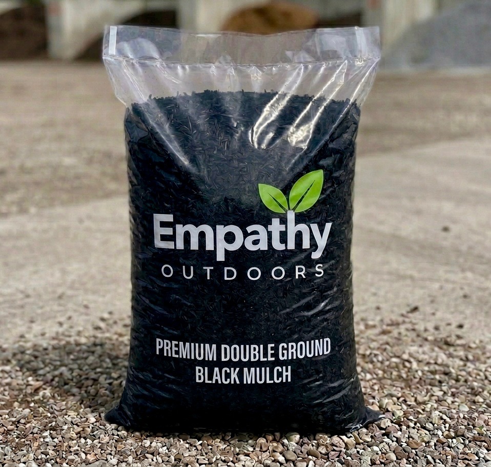 Empathy Outdoors premium double-ground black mulch